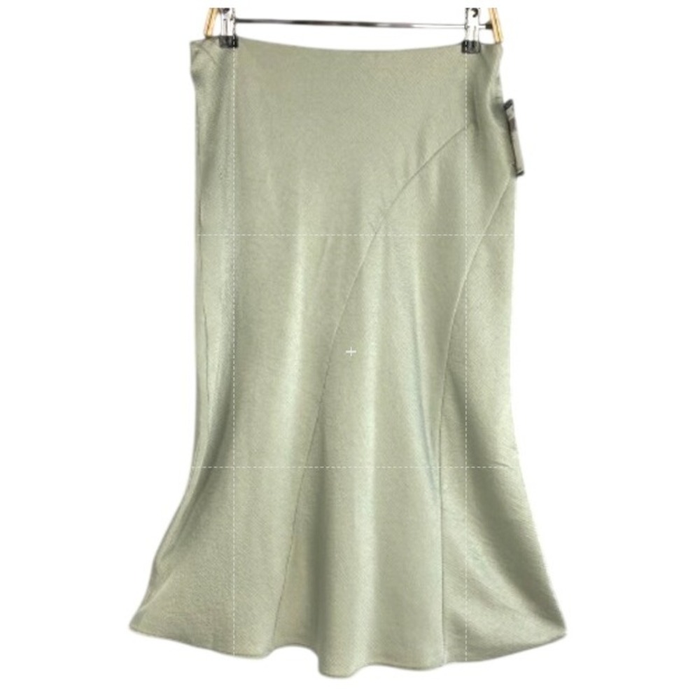 Lauren Ralph Lauren A-line Pull On Skirt Size 10 Sage Green Elastic Waist NWT